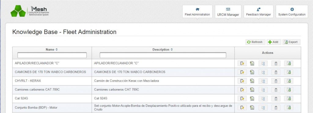 MESH Knowledge Base Fleet Administration